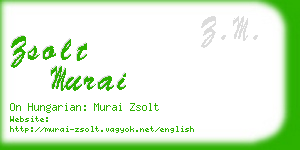 zsolt murai business card